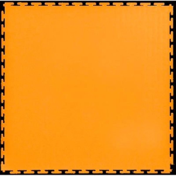 Lock-Tile Lock-TileÂ PVC Floor Tiles, , 19.5x19.5", Textured, Orange SM010